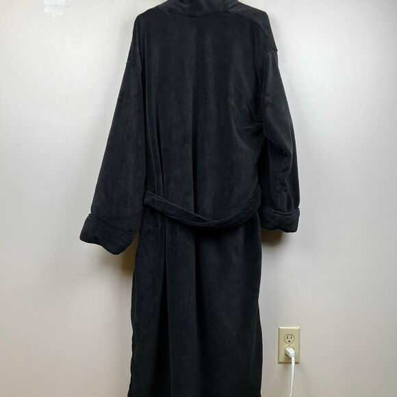Polo Ralph Lauren Kimono Velour Shawl Robe Navy Plush Big Pony NWT Size Os - Picture 2 of 6